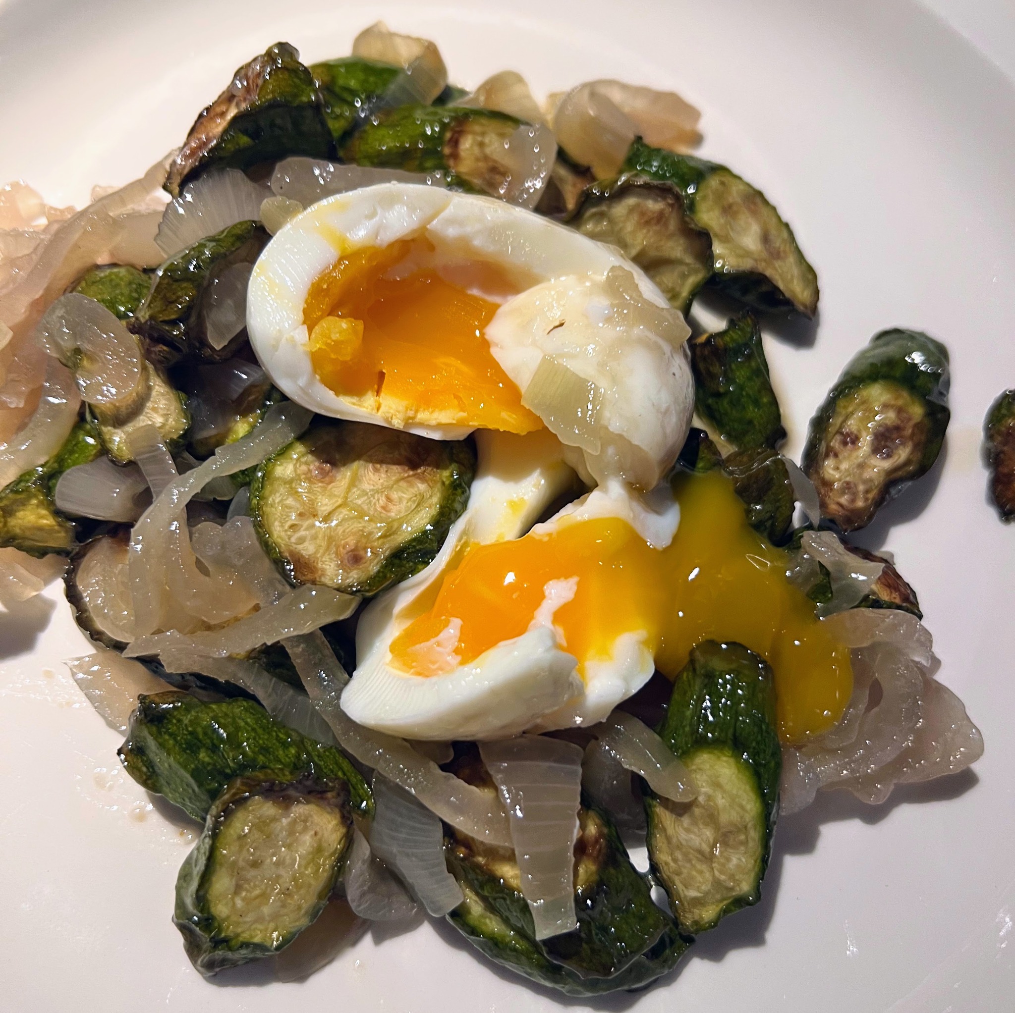 Carpione — Uovo e zucchine